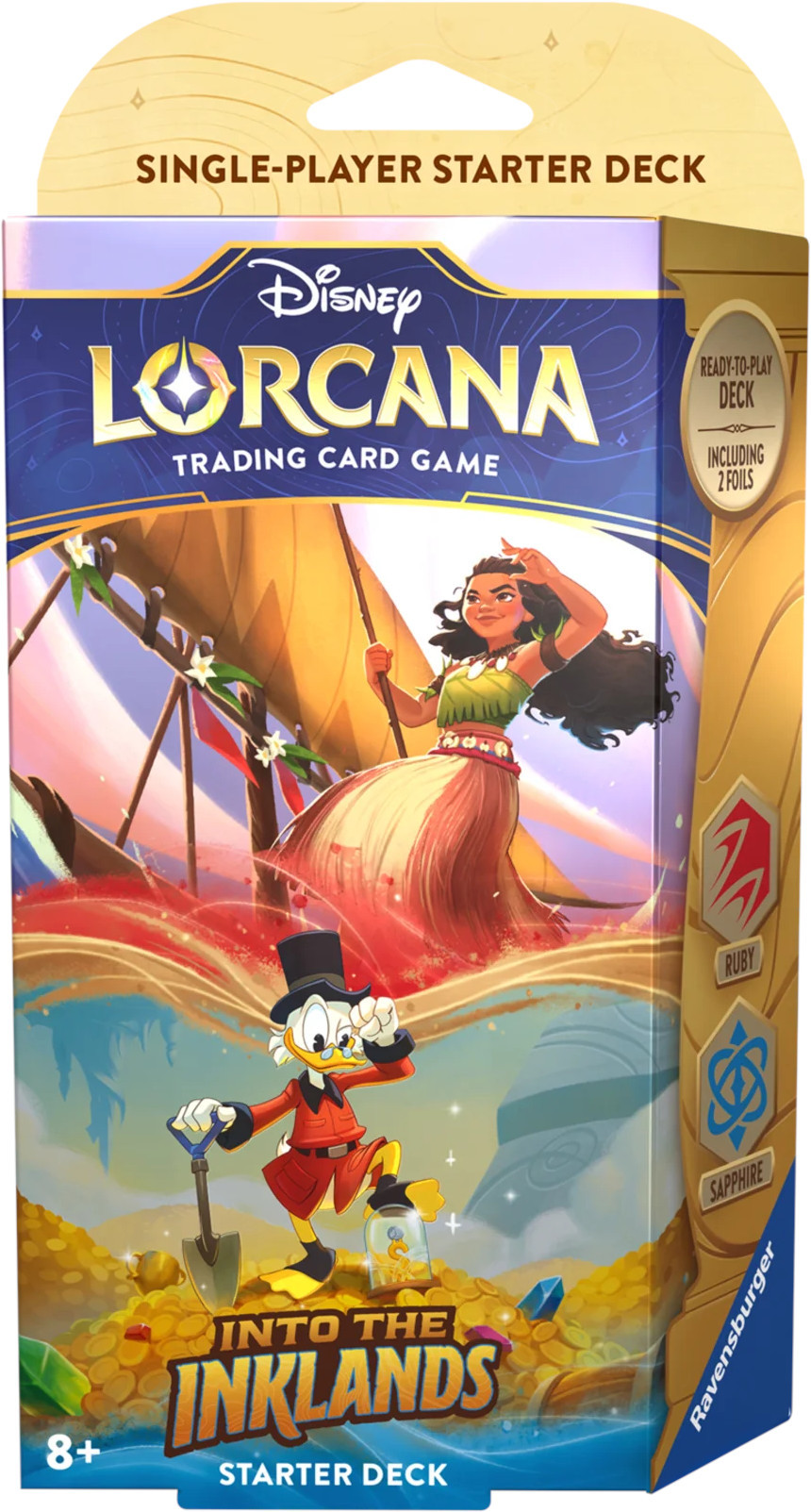 Ravensburger Disney Lorcana - Into the Inklands Starter Deck - Moana & Scrooge McDuck