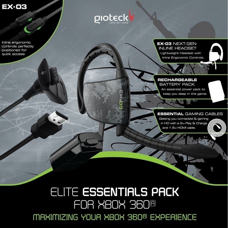 Image of Gioteck Elite Essentials Pack