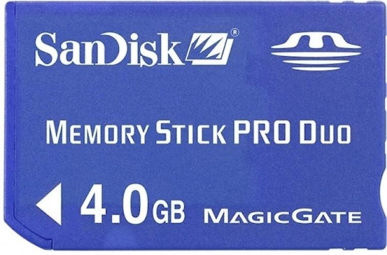 Sandisk 4GB Pro Duo Memory Stick