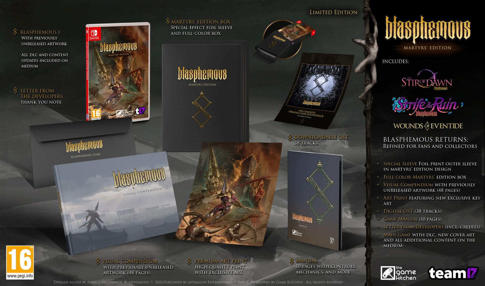 Mindscape Blasphemous Martyr's Limited Edition