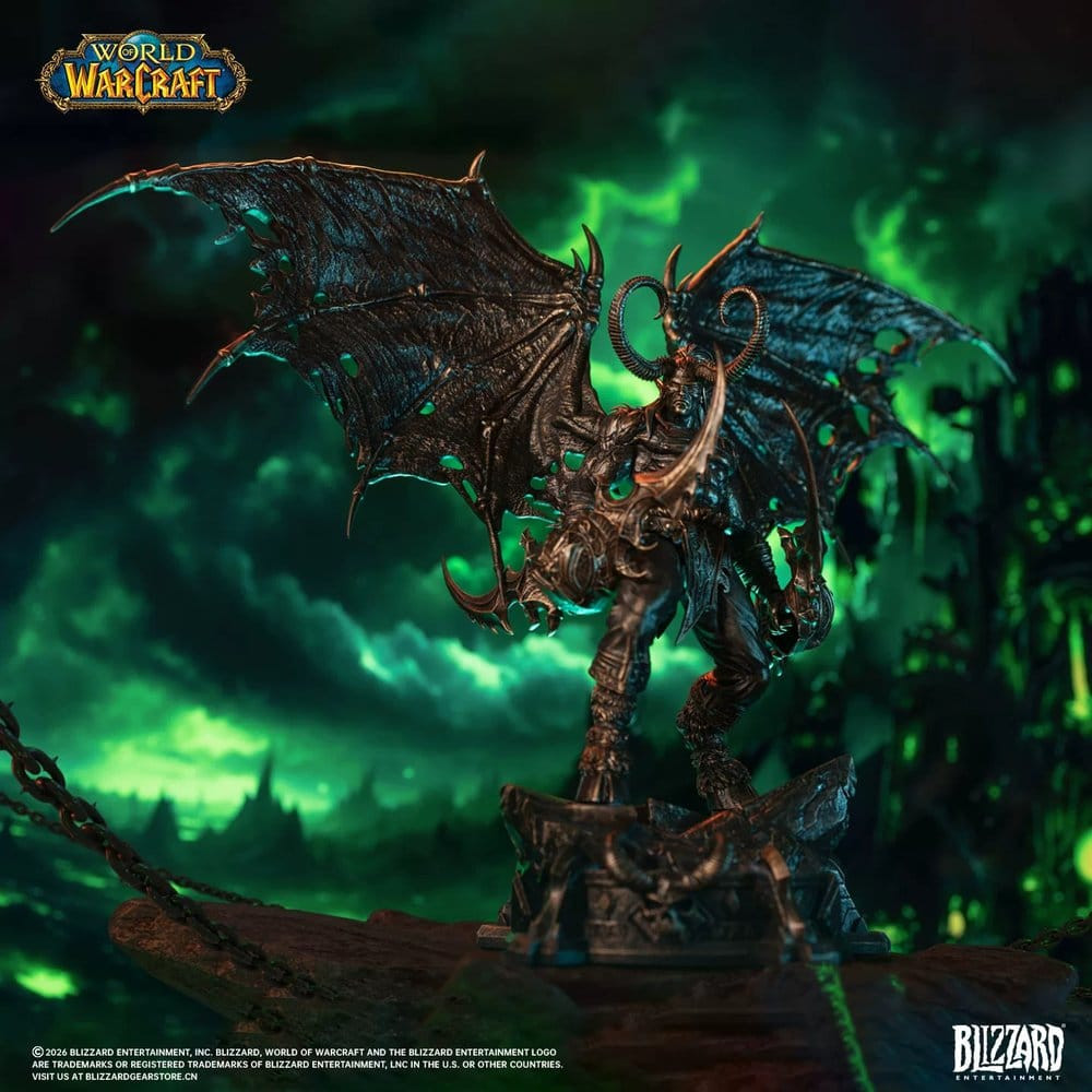 Blizzard World of Warcraft 1/10 Statue - Illidan Stormrage (Bronze-Colored)