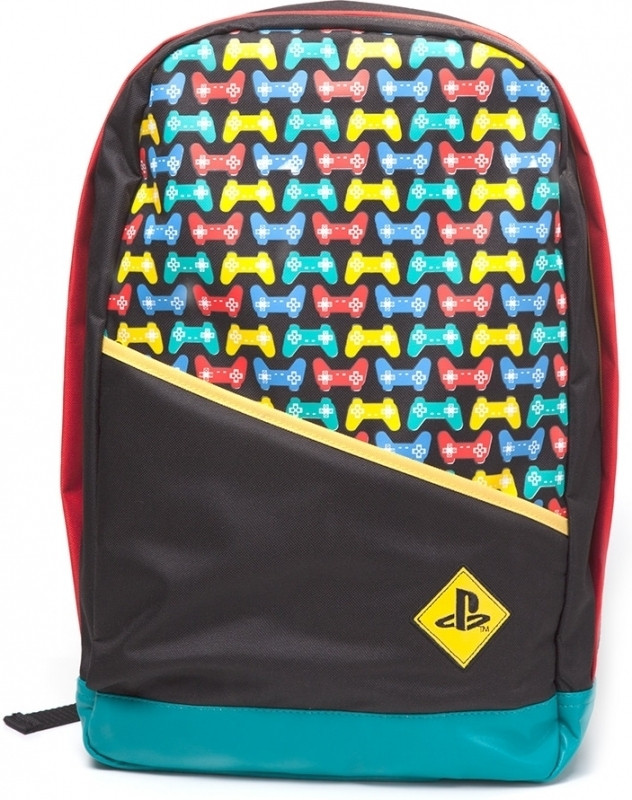 Image of PlayStation - Backpack with Colored Controllers Print