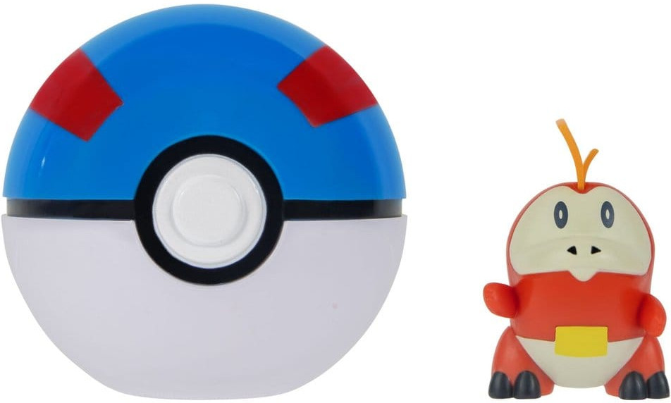 Pokemon Figure - Fuecoco + Great Ball (Clip 'n' Go)