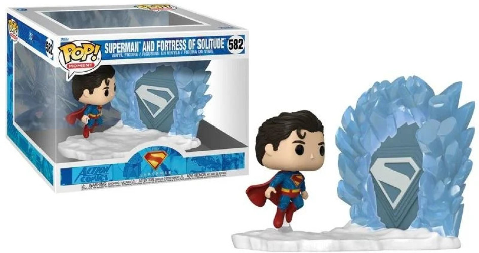 Superman Funko Pop! Moment Vinyl Superman and Fortress of Solitude