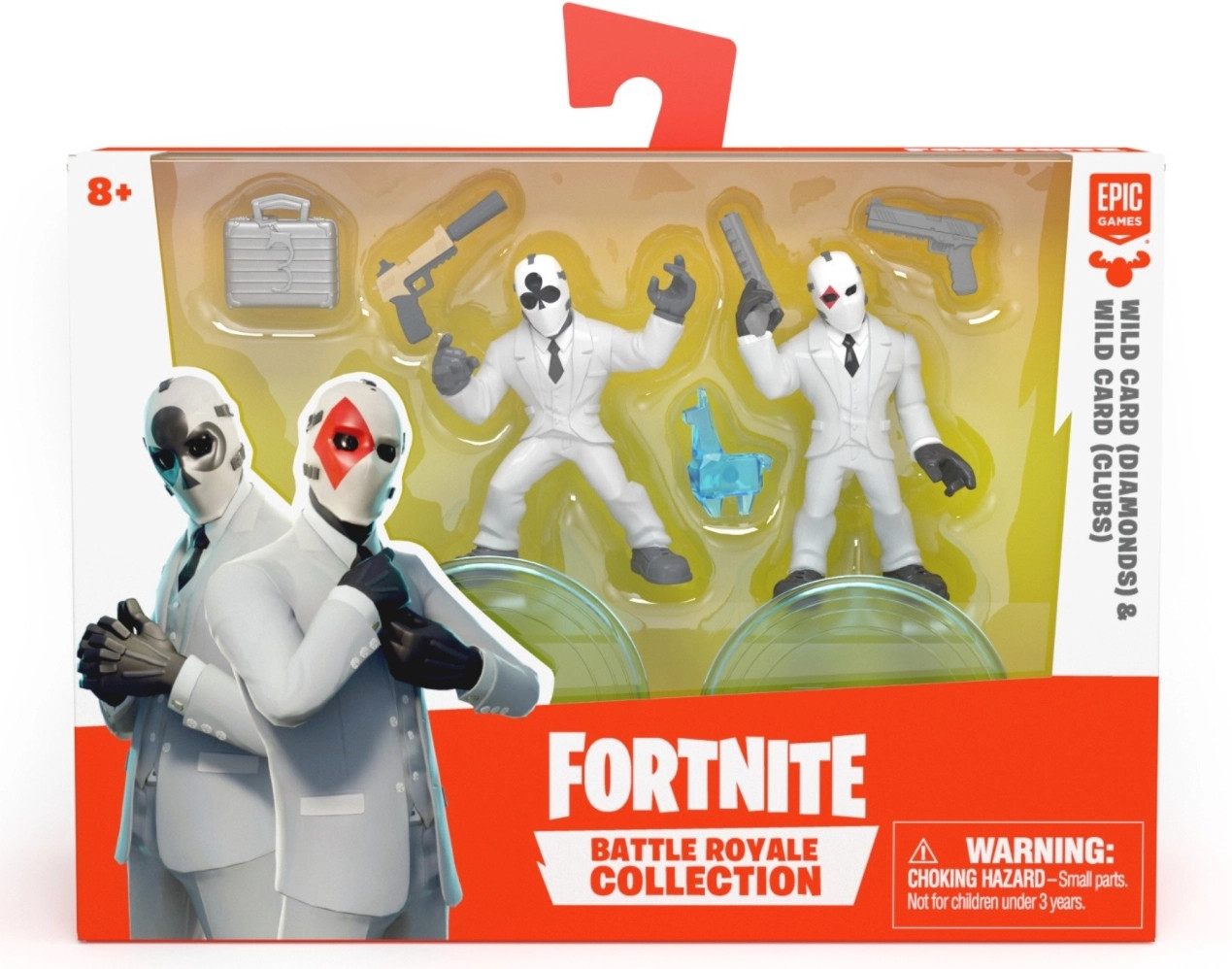 Fortnite Mini Figure - Wild Card Diamonds & Clubs Duo Pack