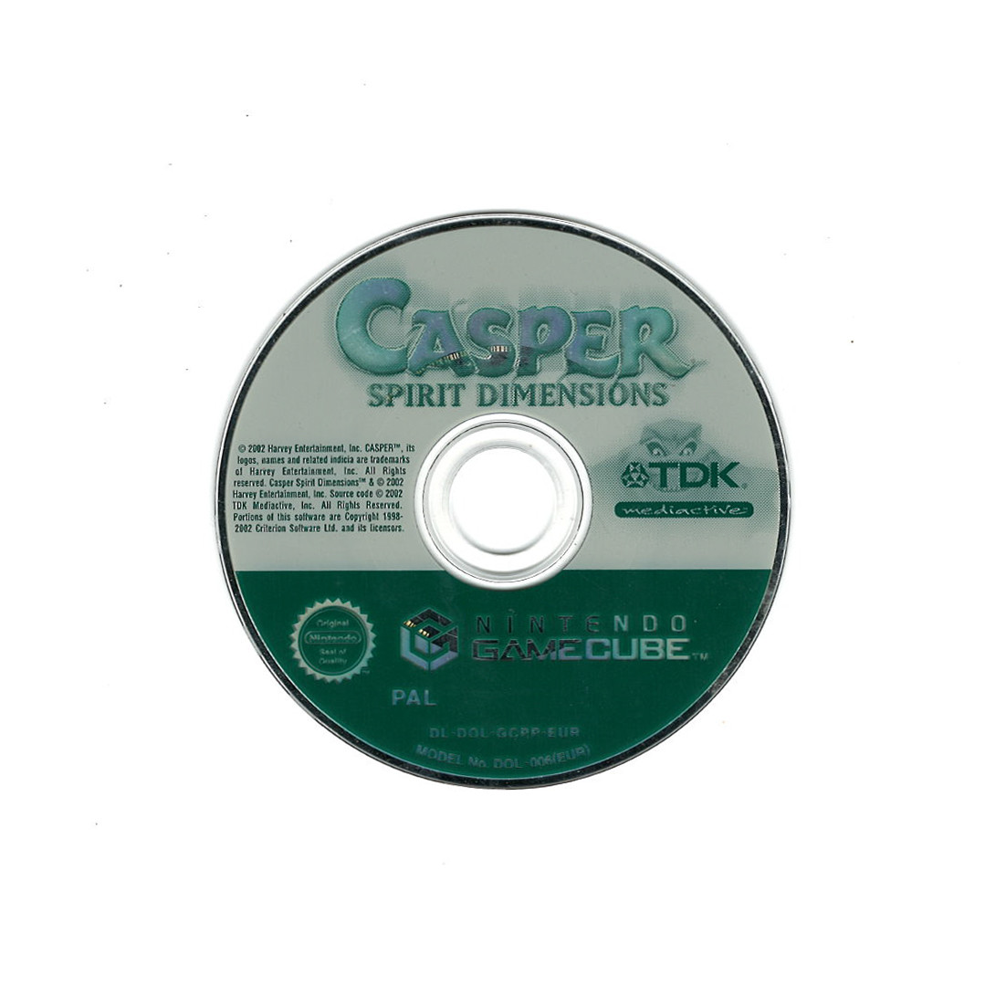 Casper Spirit Dimensions (losse disc)