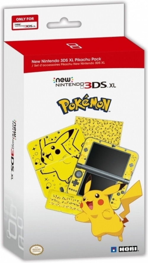 Image of Hori New 3DSXL Pikachu Accessory Pack