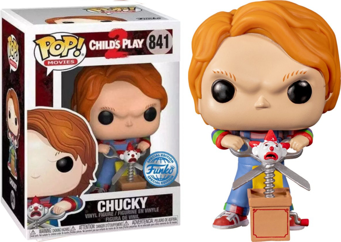 Child's Play 2 Funko Pop Vinyl: Chucky with Buddy & Giant Scissors