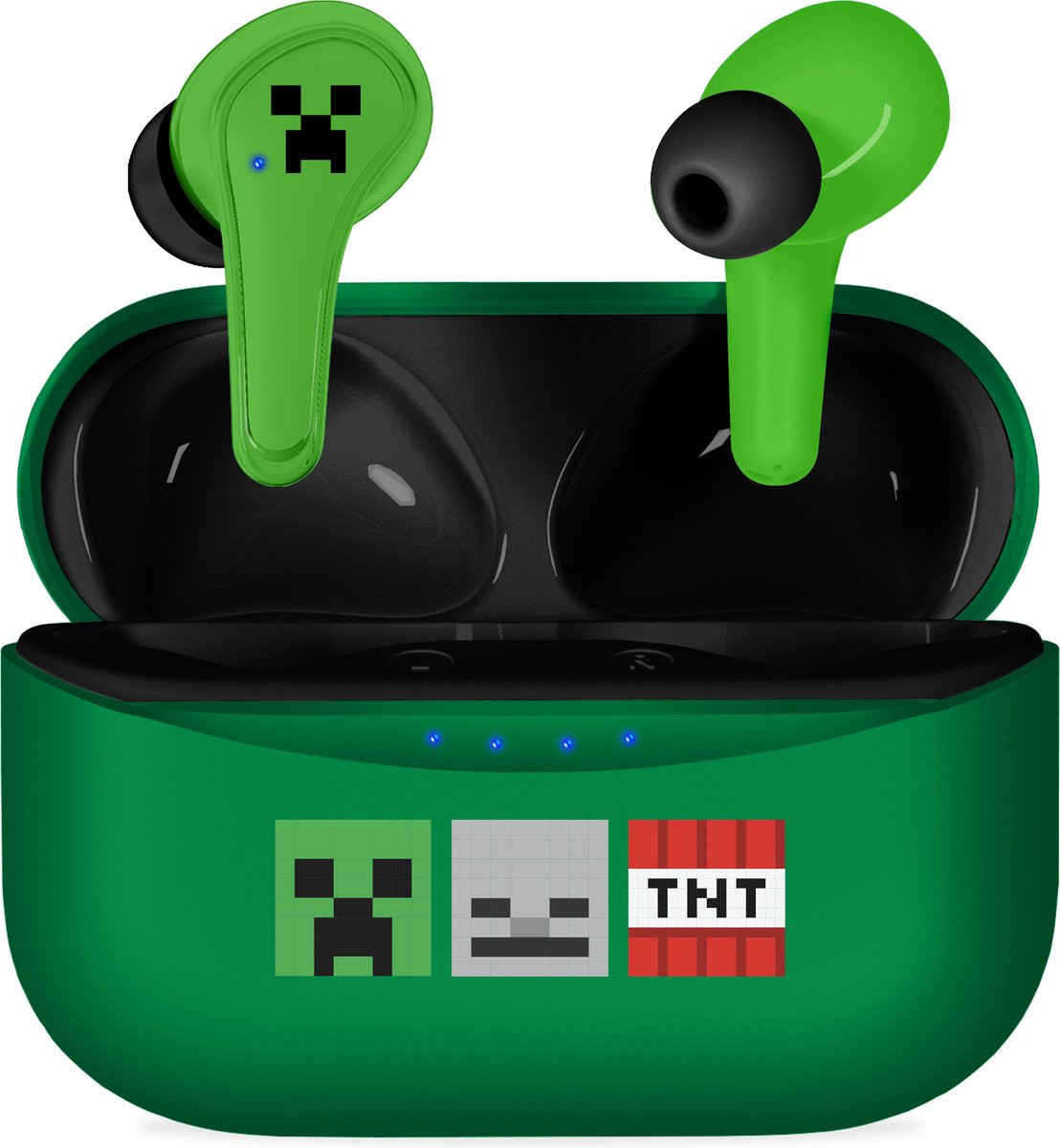 Minecraft - TWS earpods - oplaadcase - touch control - extra eartips