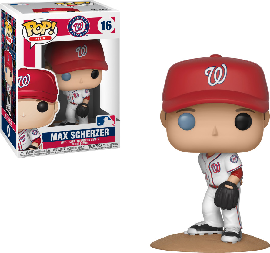 MLB Washington Nationals Pop Vinyl Max Scherzer