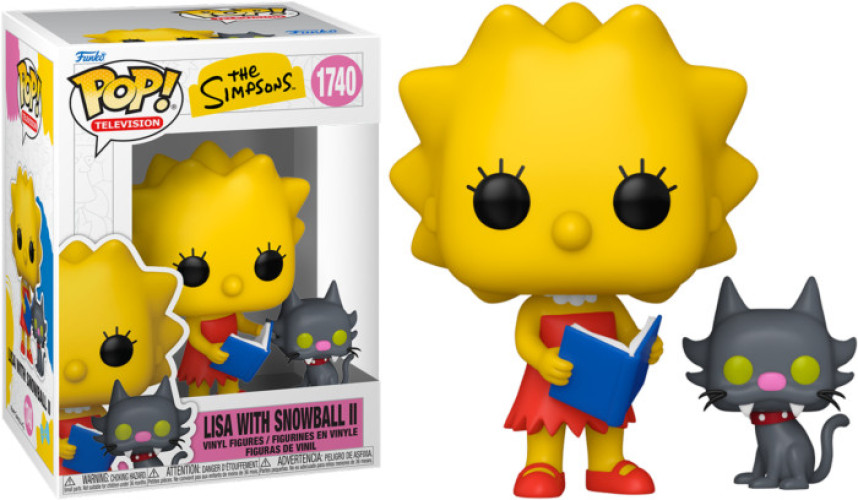 The Simpsons Funko Pop Vinyl Figure: Lisa with Snowball afbeelding