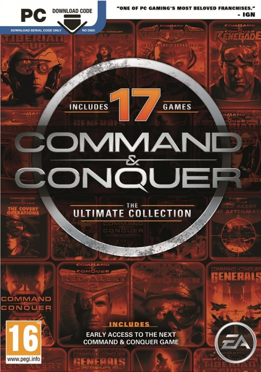 Image of Command and Conquer The Ultimate Collection (code in a box)