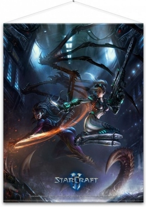 Image of Starcraft Wallscroll Kerrigan and Nova