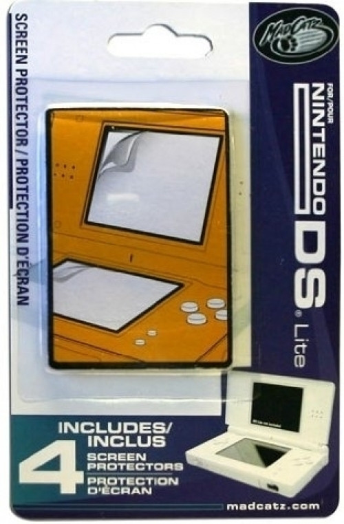 DS Lite Screen Protectors 4-pack -Madcatz-