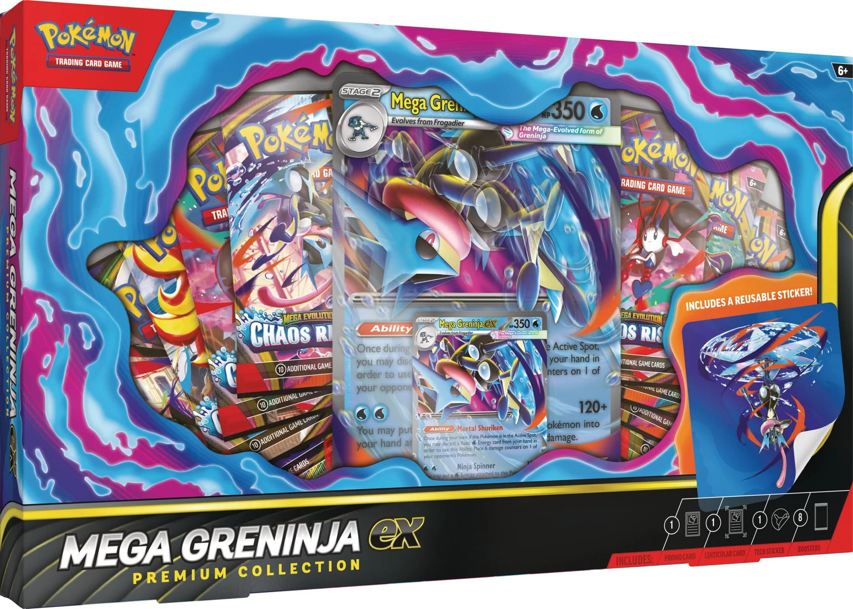 Pokemon TCG Mega Greninja ex Premium Collection