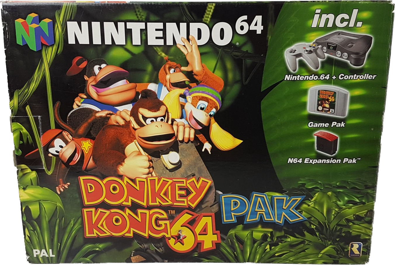 Nintendo 64 Donkey Kong Pack (boxed)