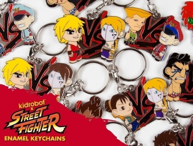 Image of Street Fighter Enamel Keychain