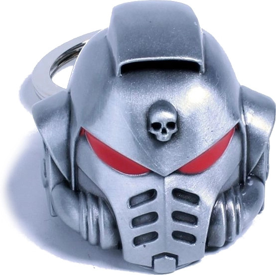 Warhammer 40.000 Primaris Space Marine - Metal Helmet Keychain