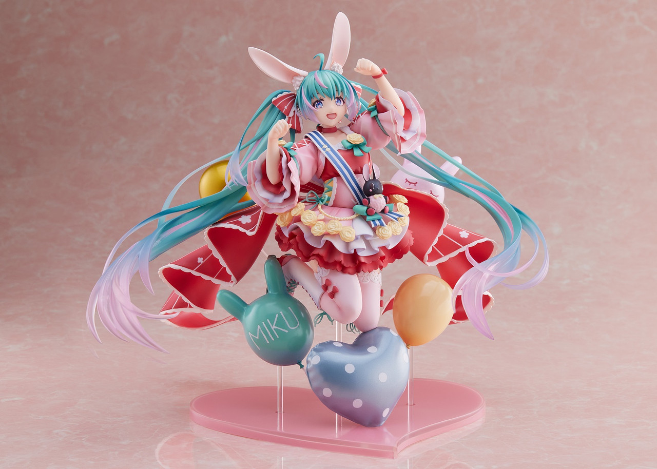 Hatsune Miku 1/7 Scale Figure - Birthday 2021 (Pretty Rabbit Ver.) afbeelding