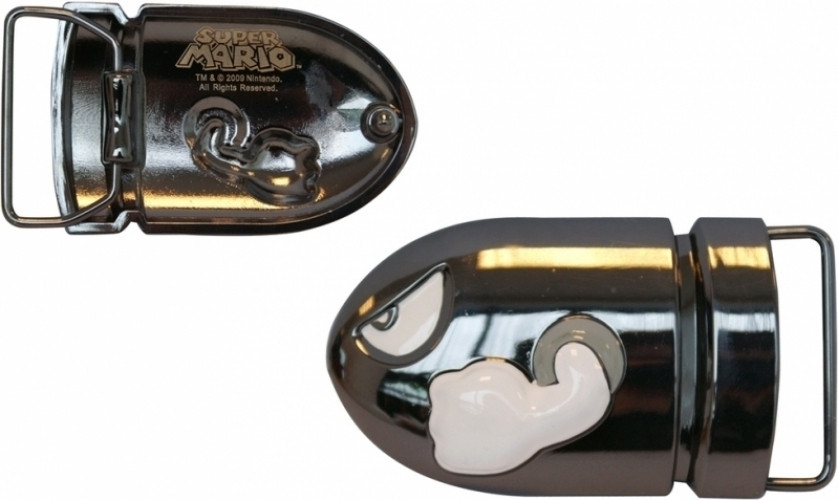 Sculpted Bullet Bill Buckle