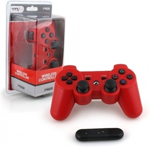 Image of PS3 Wireless Controller Red (TTX Tech)