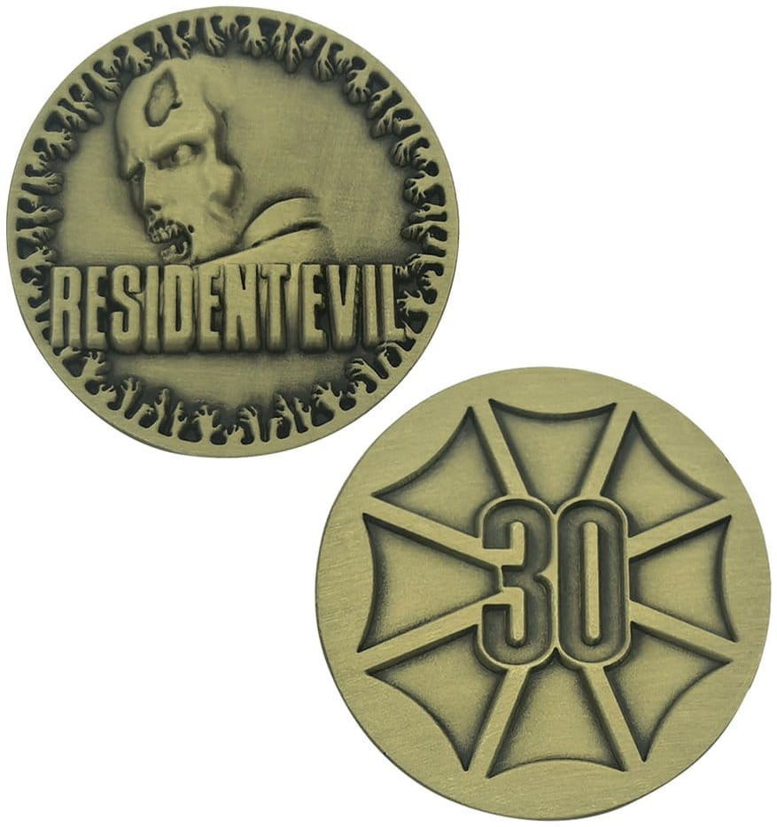 Resident Evil Collectible - Coin 30th Anniversary (Brass)