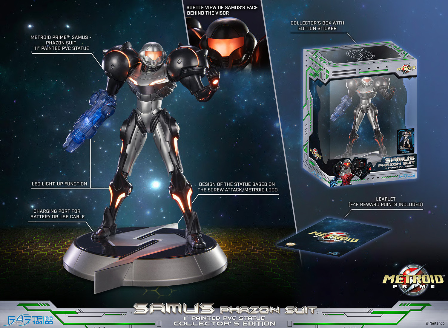 Metroid Prime - Samus Phazon Suit Collectors Edition (First 4 Figures)