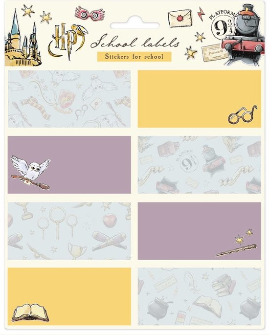 Harry Potter - School Label Stickers