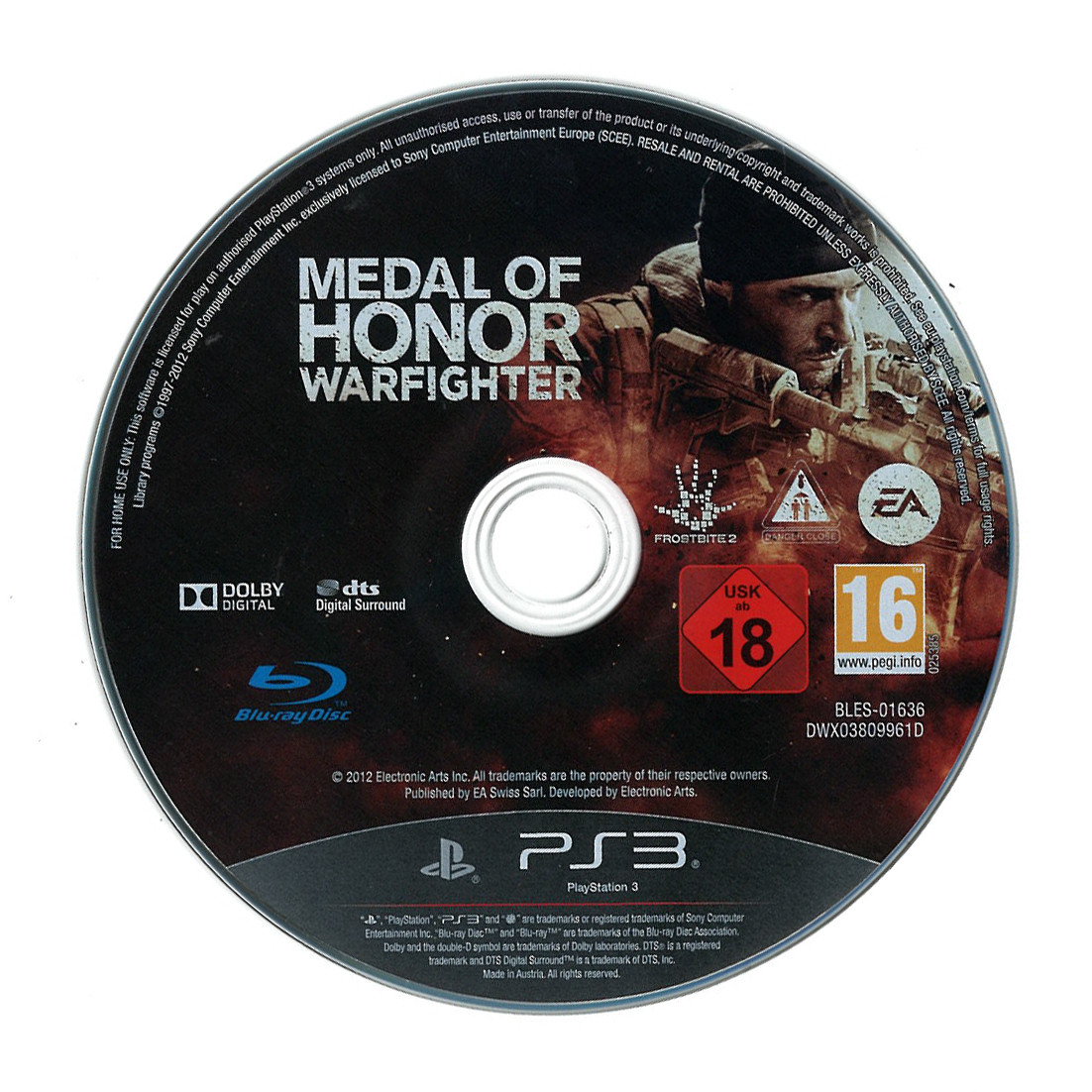 Medal of Honor Warfighter (losse disc)