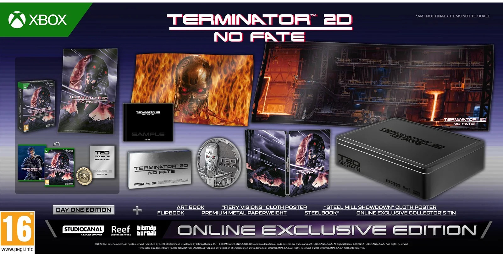 Reef Entertainment Terminator 2D No Fate Online Exclusive Edition