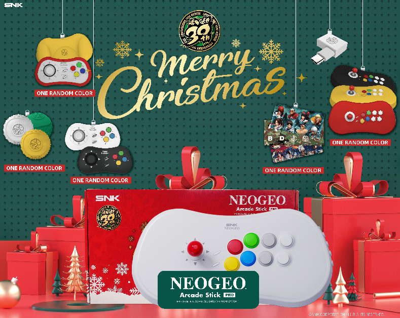 Neo Geo Arcade Stick Pro Christmas Bundle