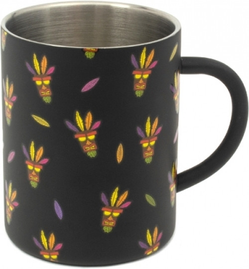 Crash Bandicoot - Aku Aku Steel Mug