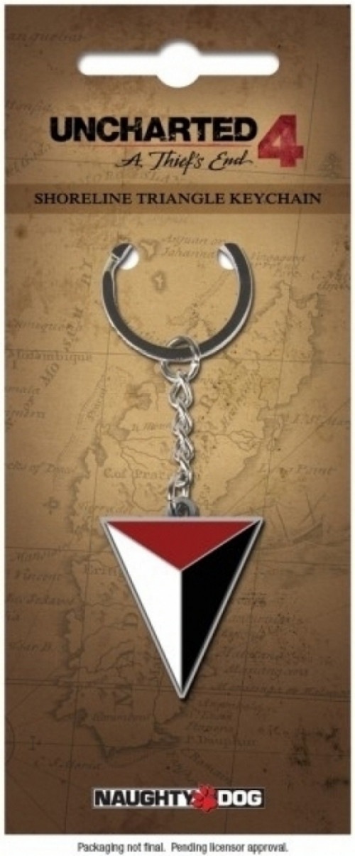 Uncharted 4 A Thief's End Keychain Shoreline Triangle