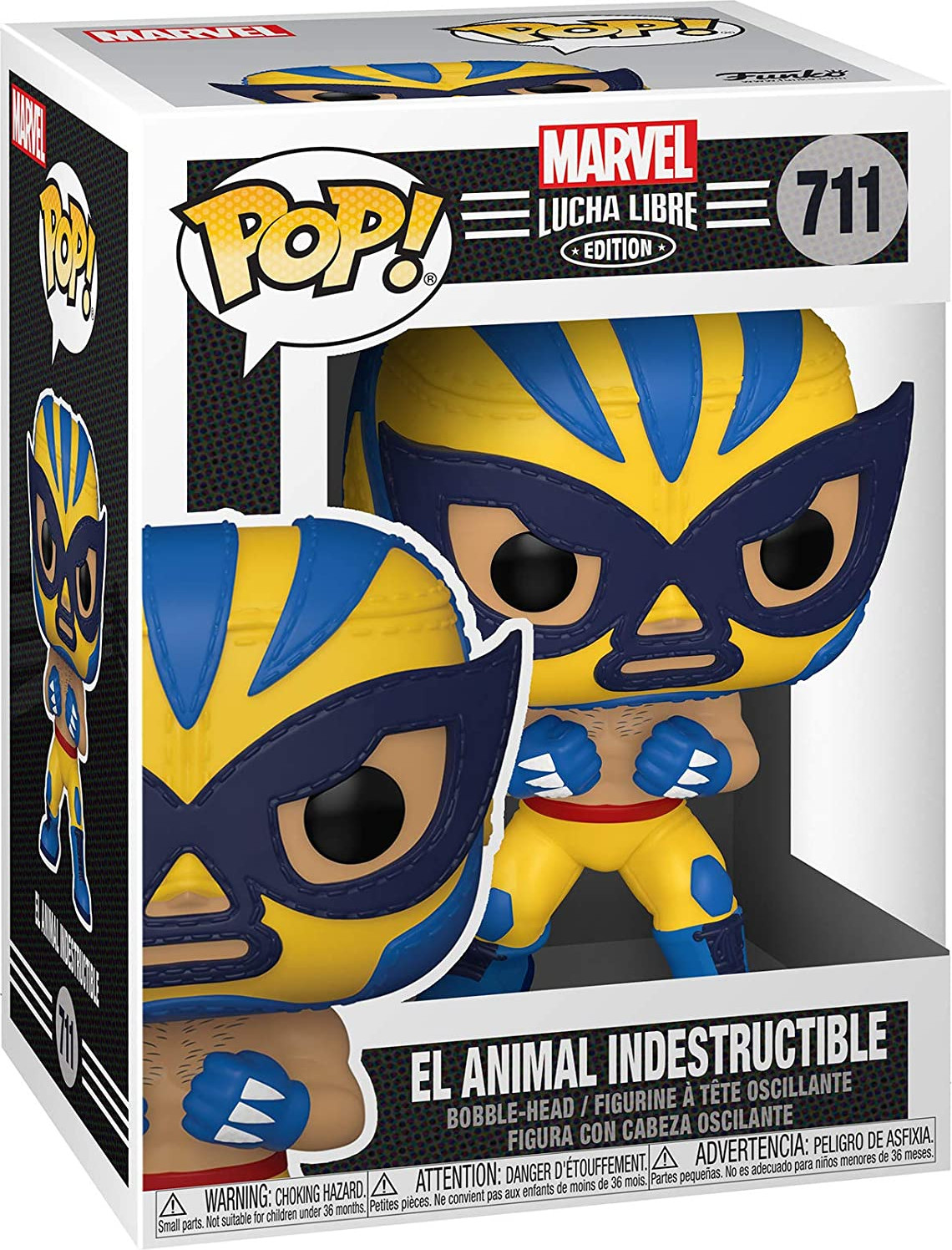 Marvel Lucha Libre Pop Vinyl El Animal Indestructible (Wolverine)