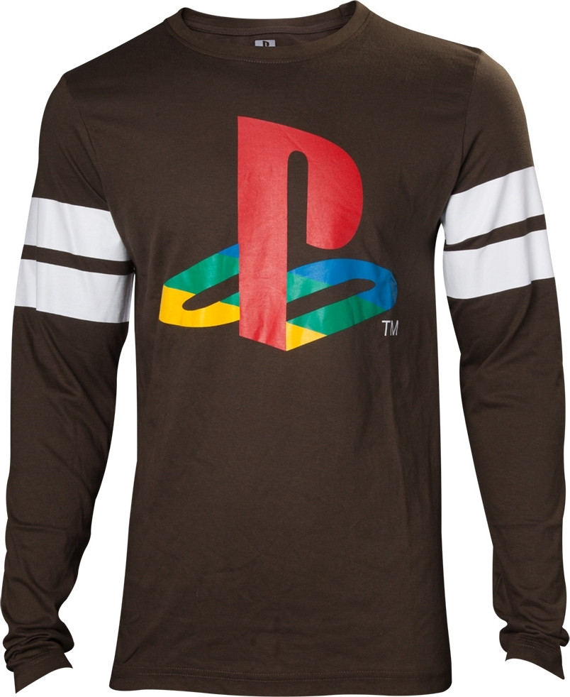 Playstation - Logo Striped Army Men's Longsleeve