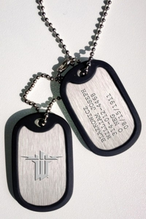 Image of Wolfenstein the New Order Blazkowicz Dog Tags
