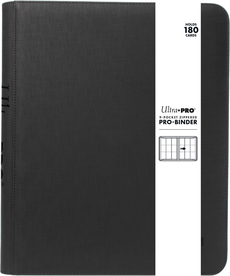 Ultra Pro Pro-Binder Zippered 9-Pocket Premium - Gray