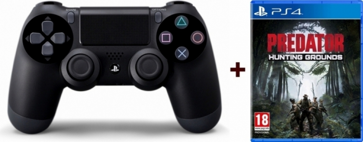 Gratis game bij PS4 Dual Shock 4 V2 (Black)