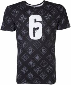 6 - Siege - AOP Logo Men's T-shirt voor de Kleding kopen op nedgame.nl