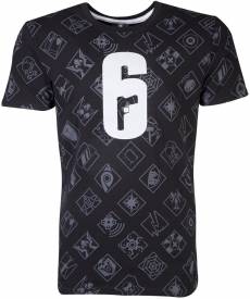 6 - Siege - AOP Logo Men's T-shirt voor de Kleding kopen op nedgame.nl