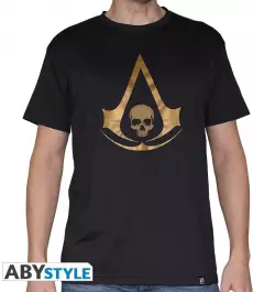 Assassin's Creed - AC 4 Golden Crest Men's T-shirt Black voor de Kleding kopen op nedgame.nl