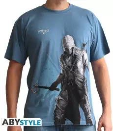 Assassin's Creed - Conner Stand Up Men's T-shirt Blue voor de Kleding kopen op nedgame.nl
