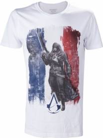 Assassin's Creed Unity T-Shirt French Flag with Arno voor de Kleding kopen op nedgame.nl