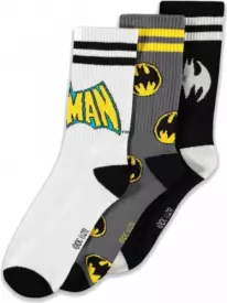 Batman - Sport Socks (3Pack) voor de Kleding kopen op nedgame.nl