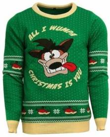 Crash Bandicoot - All I Wumpa Christmas is You Christmas Sweater voor de Kleding kopen op nedgame.nl