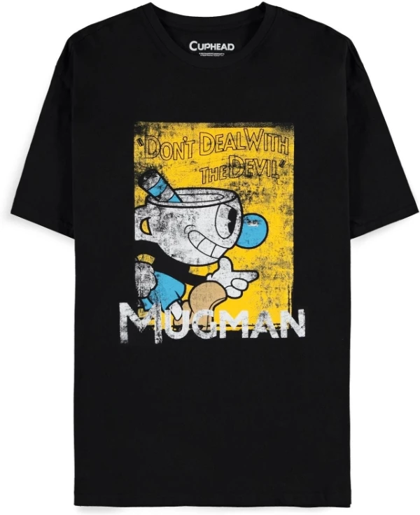 Cuphead - Mugman Men's Short Sleeved T-shirt voor de Kleding kopen op nedgame.nl