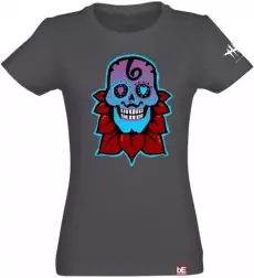 Dead by Daylight - Nea Karlssons Skull Grey Female T-Shirt voor de Kleding kopen op nedgame.nl