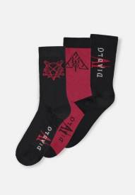 Diablo IV - Hell Crew Socks (3Pack) voor de Kleding kopen op nedgame.nl