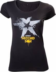 Infamous Second Son T-Shirt Black Bird Women voor de Kleding kopen op nedgame.nl
