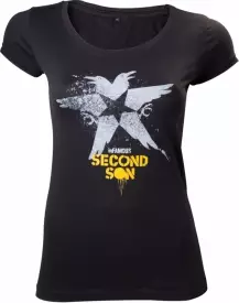 Infamous Second Son T-Shirt Black Bird Women voor de Kleding kopen op nedgame.nl